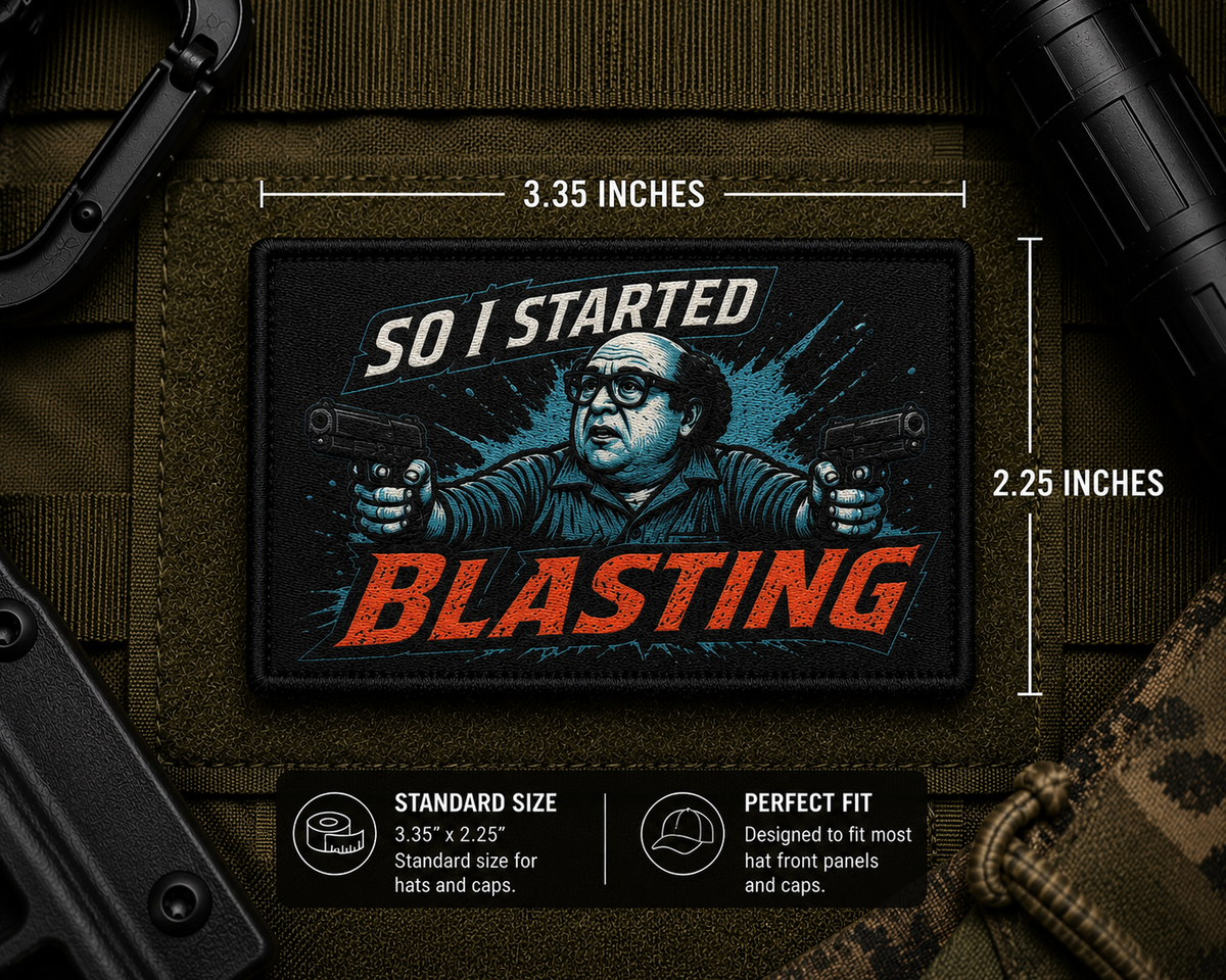 Started Blasting Patch with dimensions and backing feature information.