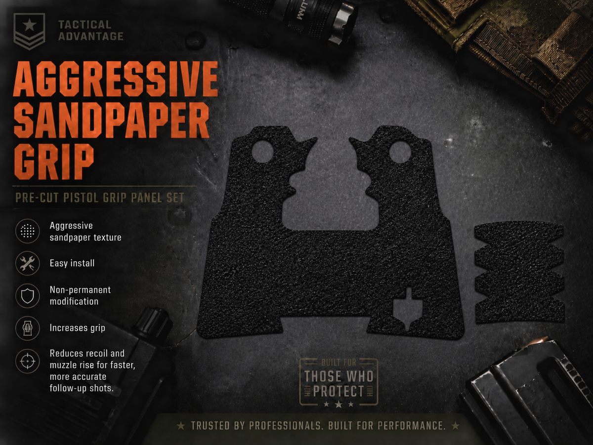 Military Armament Corp - Grips adhesive grip panels and texture information.