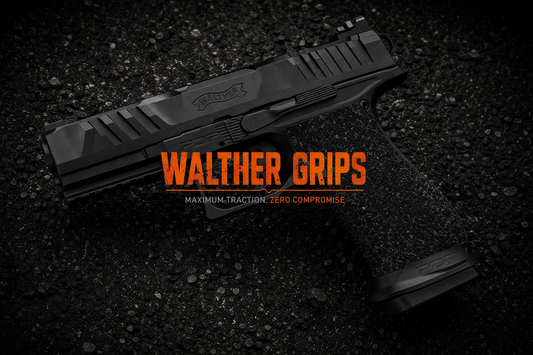 Walther - Grit Lock Grips shown on a compatible pistol.