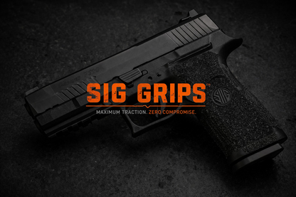 Sig Sauer - Grit Lock Grips shown on a compatible pistol.