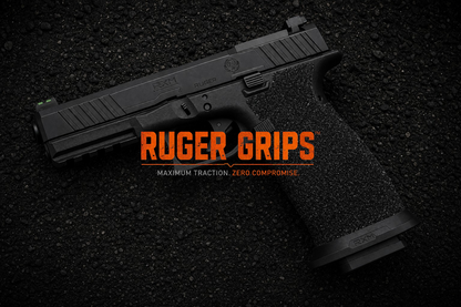 Ruger - Grit Lock Grips shown on a compatible pistol.
