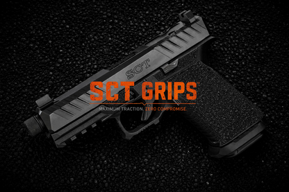 SCT - Grit Lock Grip shown on a compatible pistol.