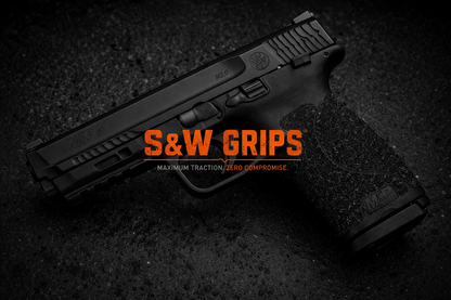 Smith & Wesson - Grit Lock Grips shown on a compatible pistol.