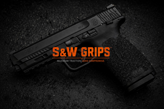 Smith & Wesson - Grit Lock Grips shown on a compatible pistol.